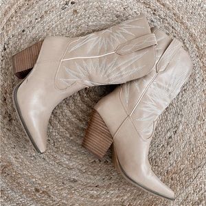 Leather Western Boots